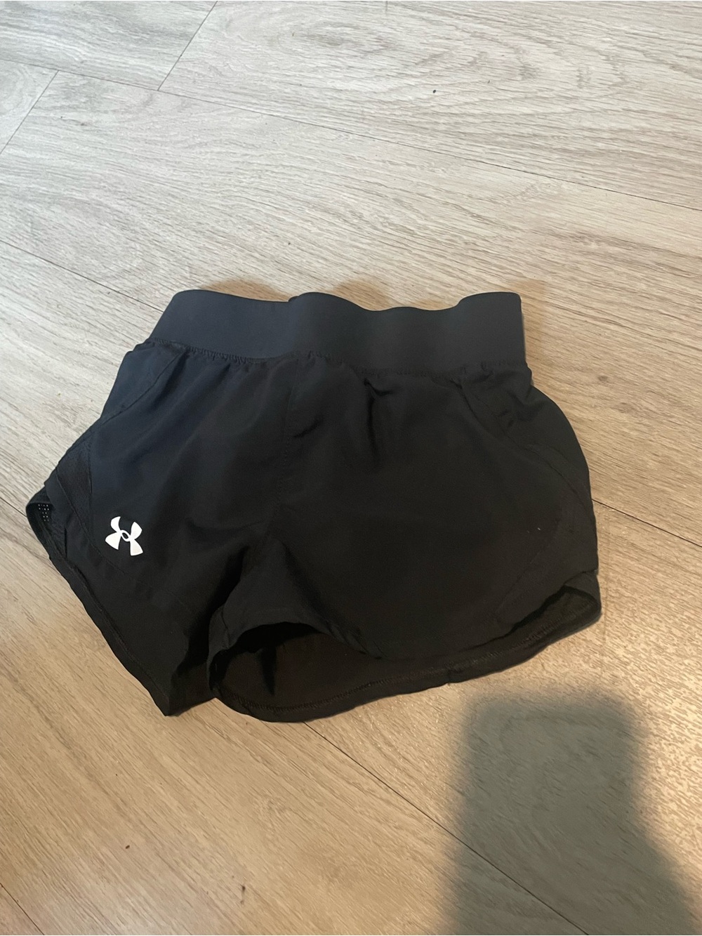 Under Armour Black Girls' Athletic Running Shorts